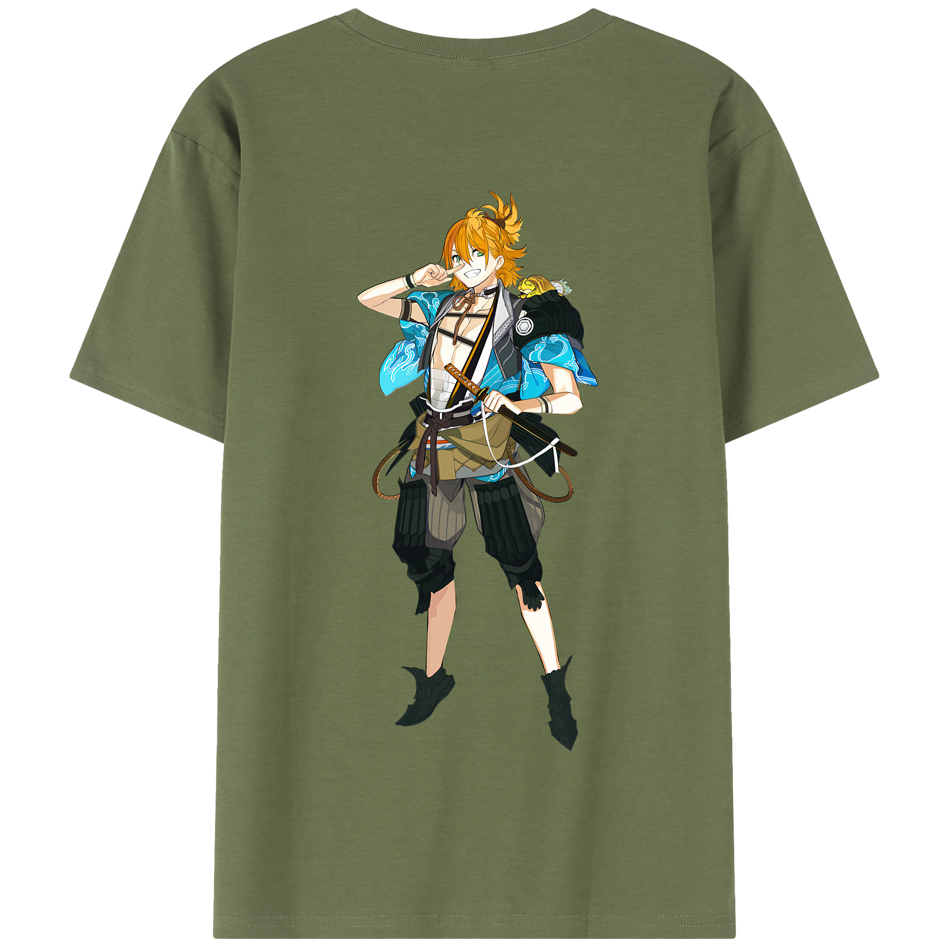 （画像用） 刀剣乱舞 Touken Ranbu 綿100％半袖Tシャツ（背面プリント）